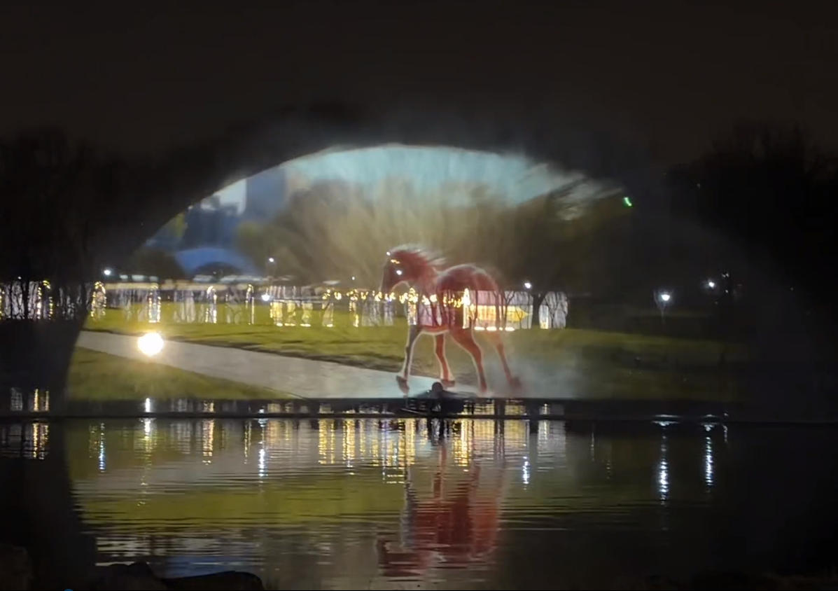 Case Study of a Large-scale Water Screen Film and Musical Fountain Project