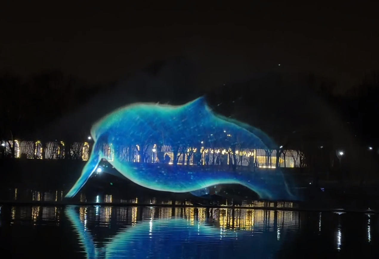 Case Study of a Large-scale Water Screen Film and Musical Fountain Project