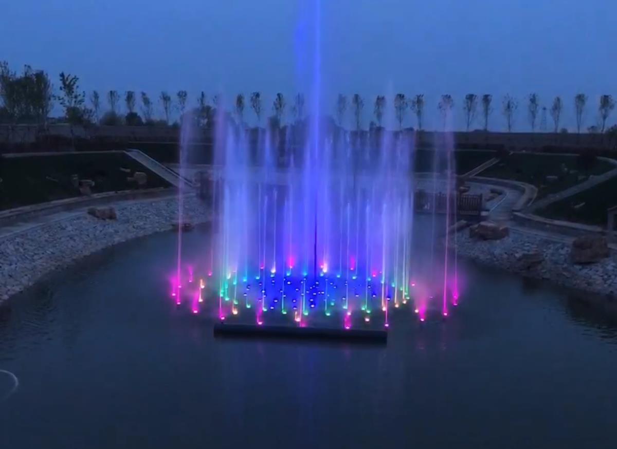 Small Artificial Lake Musical Fountain in Jinzhou