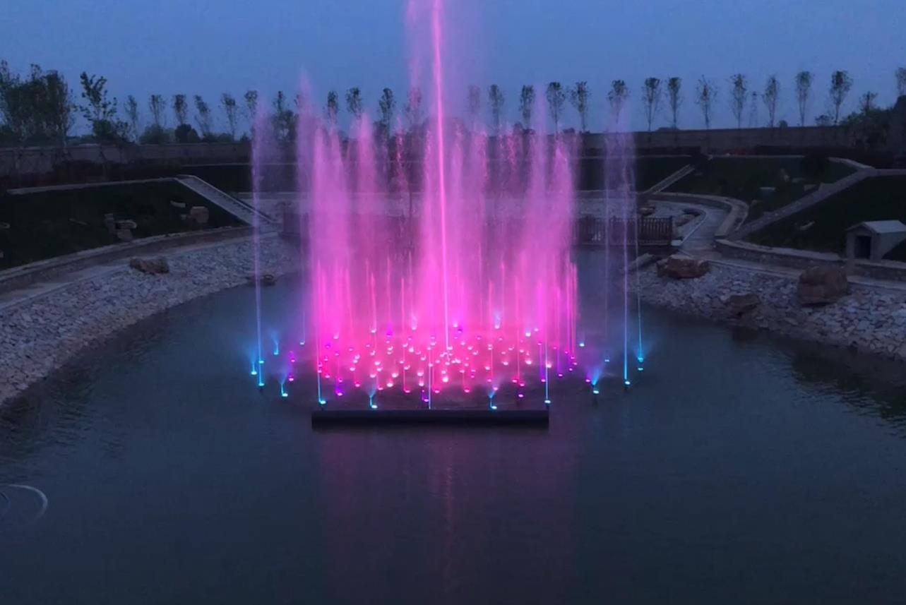 Small Artificial Lake Musical Fountain in Jinzhou