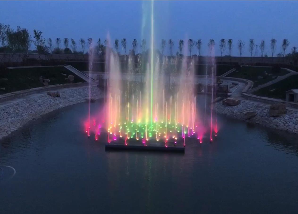 Small Artificial Lake Musical Fountain in Jinzhou